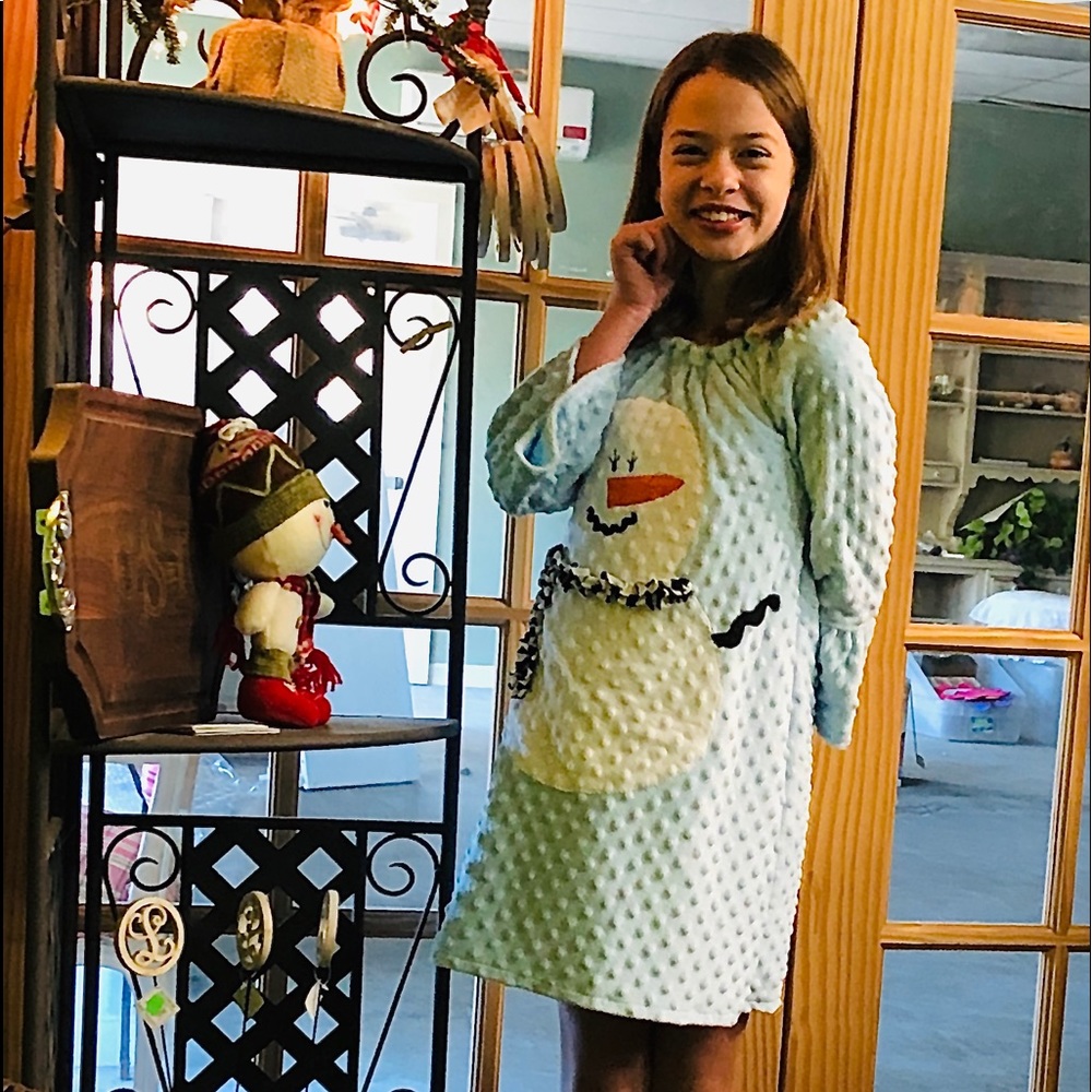 Size 7 snowman dress